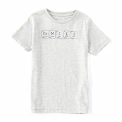 Best deal ⭐ Class Club Big Boys 8-20 Boys Genius Graphic Short Sleeve Tee Grey Heather ✔️
