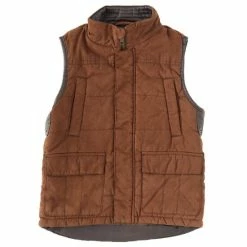 Coupon 🔥 Class Club Big Boys 8-20 Faux Suede Vest Brown 🛒